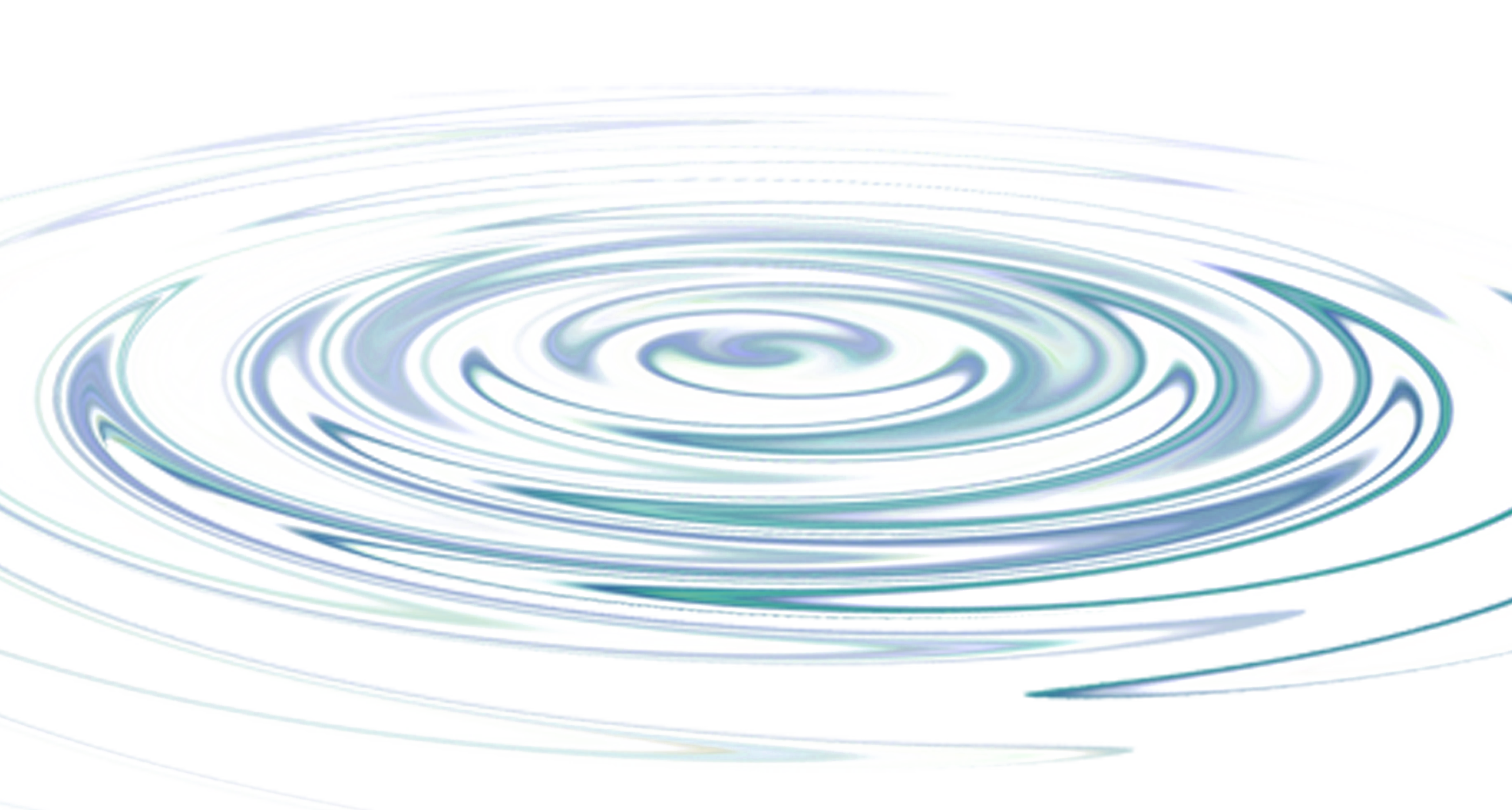 Blue Elements Effect Wave Water Fresh Circle Transparent PNG Image