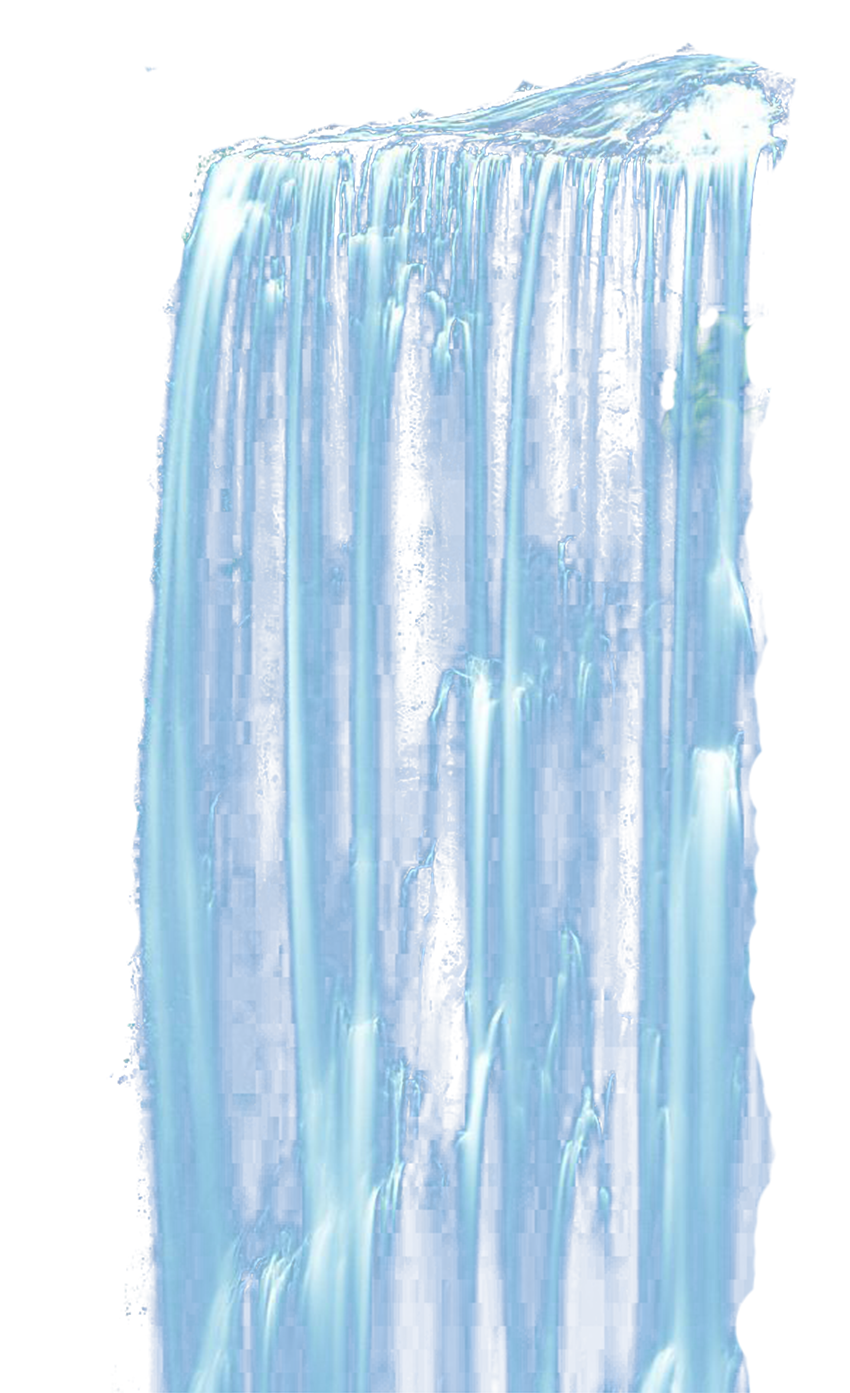 Blue Waterfall Watercourse Free Transparent Image HQ Transparent PNG Image