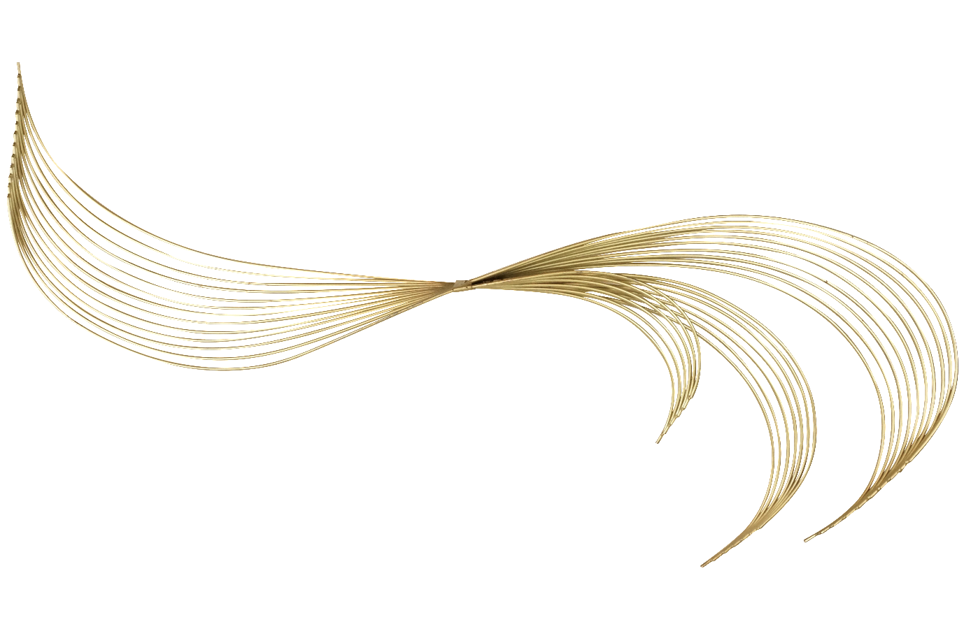 Golden Wave PNG Image High Quality Transparent PNG Image