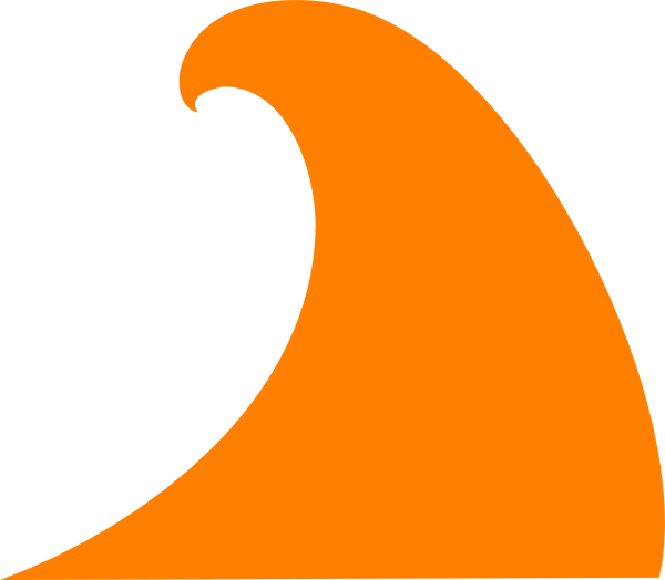 Orange Wave Download HQ Transparent PNG Image