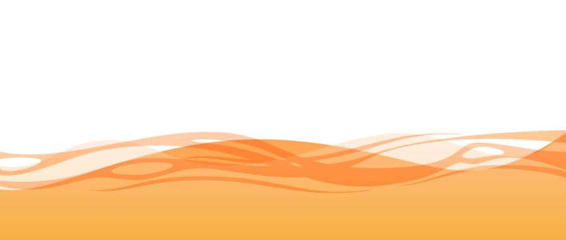 Orange Picture Wave HD Image Free Transparent PNG Image