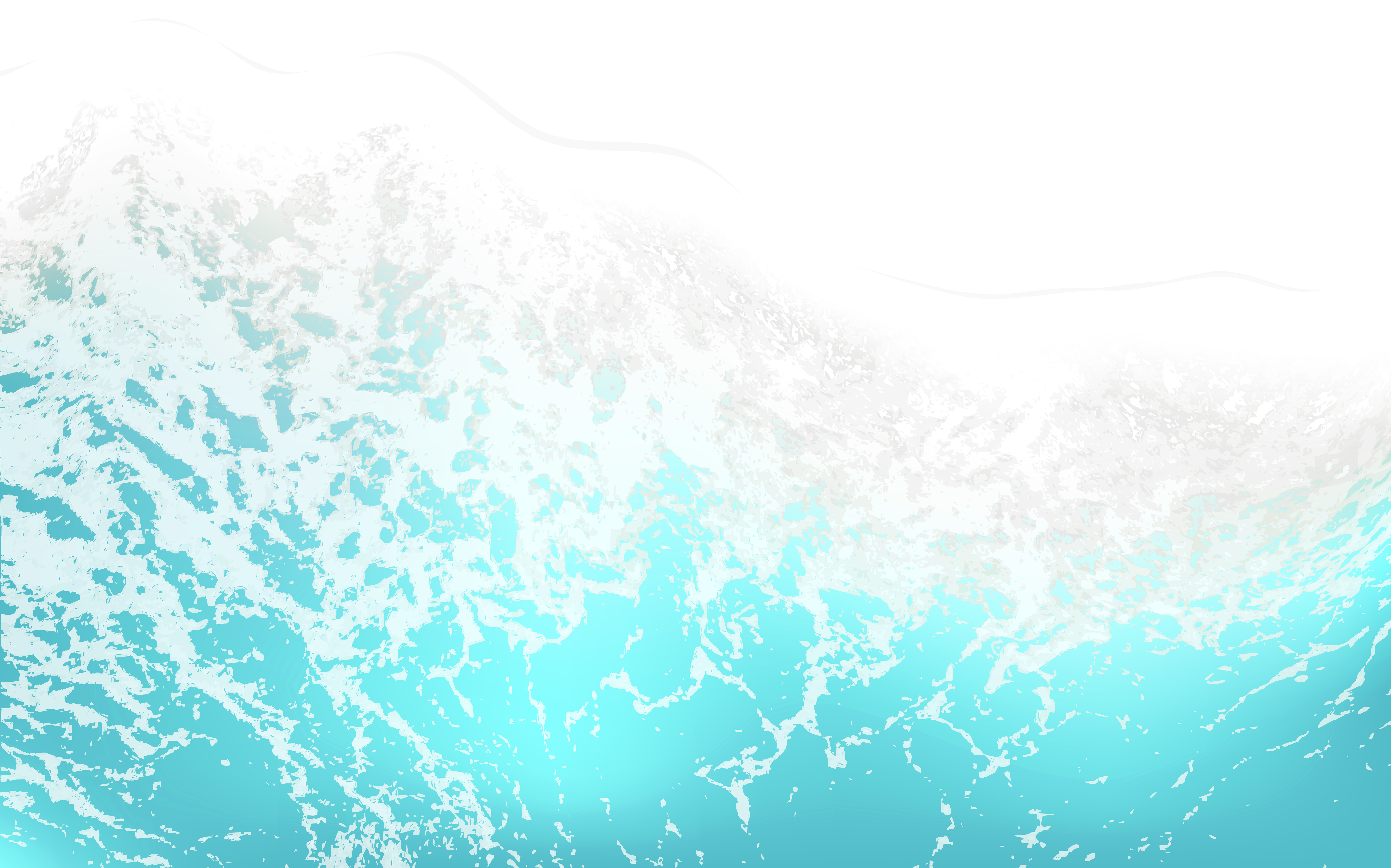 Turquoise Wave PNG Image High Quality Transparent PNG Image