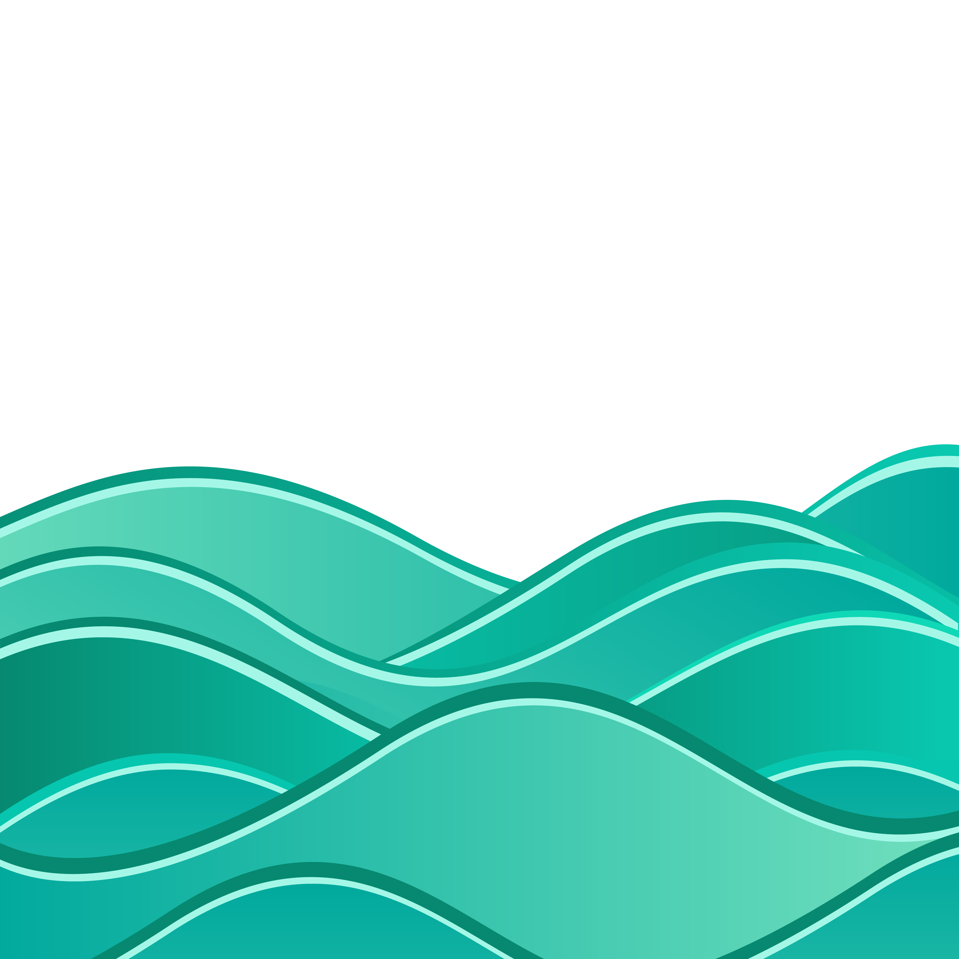 Turquoise Wave Free Download PNG HQ Transparent PNG Image