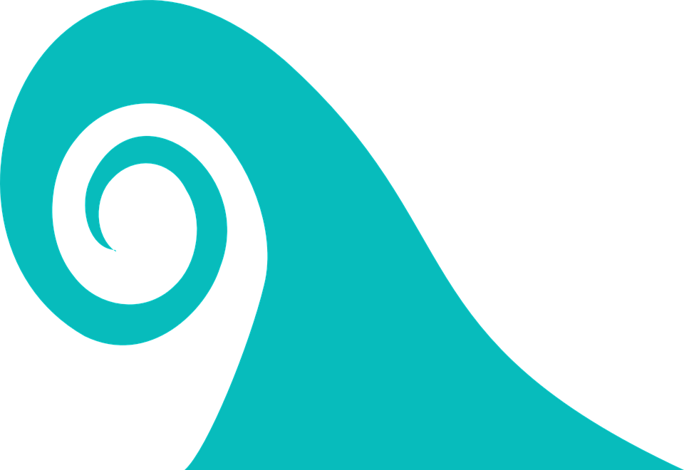 Turquoise Wave HQ Image Free Transparent PNG Image