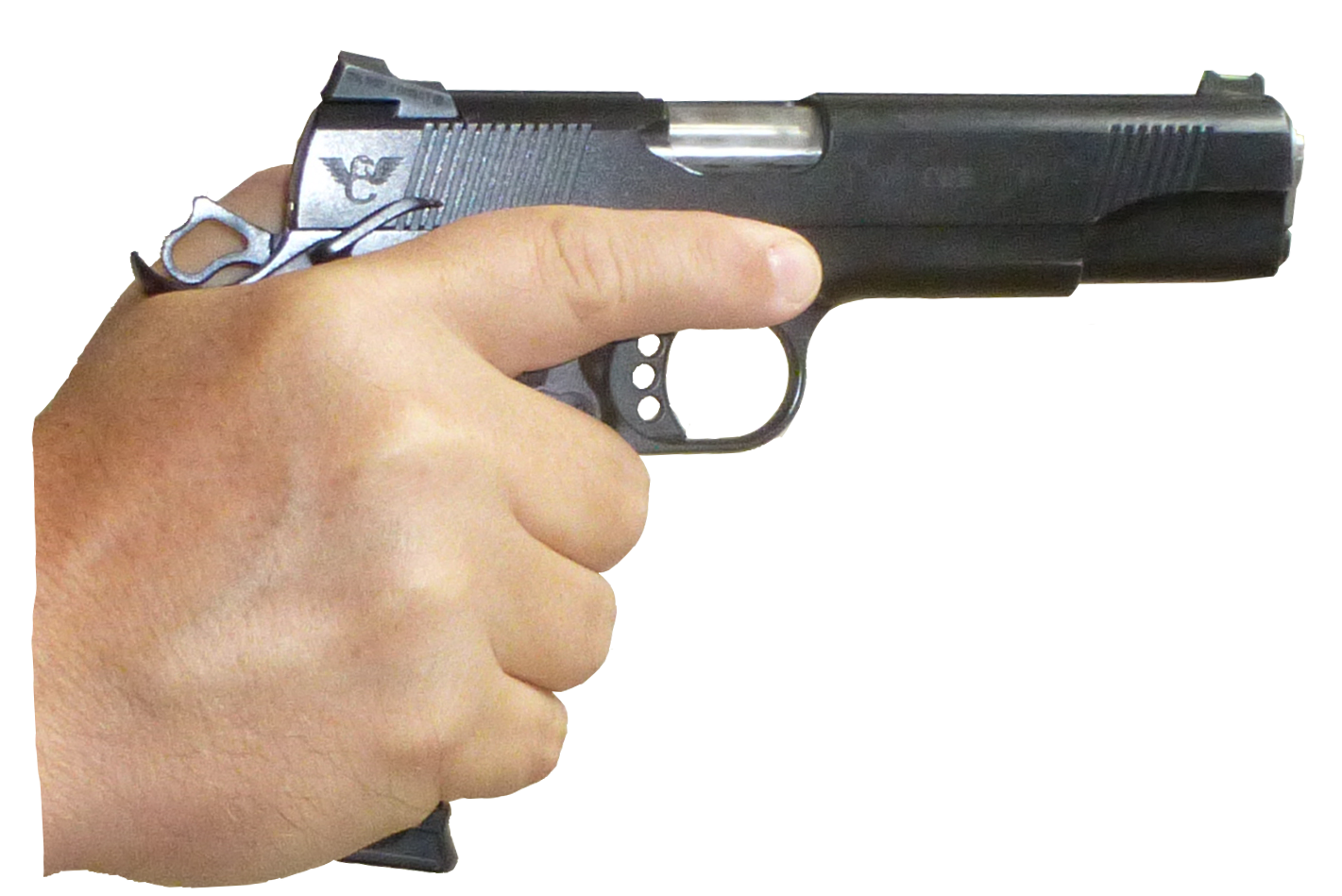 Gun In Hand Image Transparent PNG Image