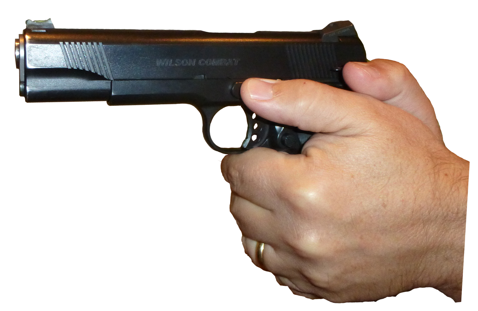 Gun In Hand Clipart Transparent PNG Image