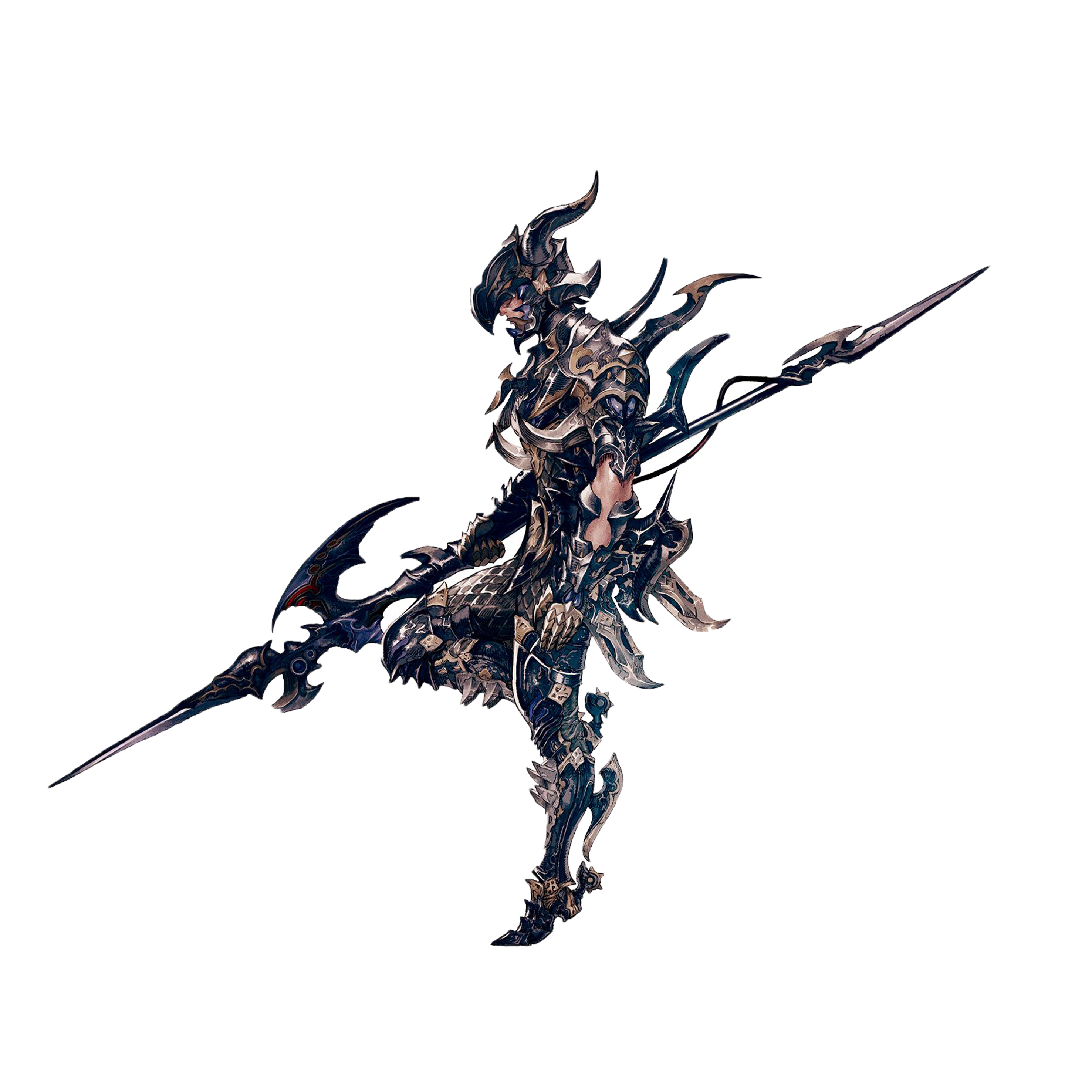 Lance Warrior Realm Dragoon Reborn Fantasy Xiv Transparent PNG Image