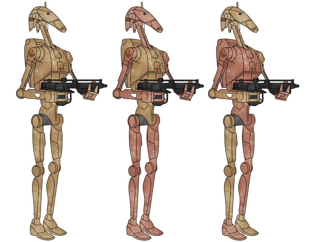 Droid Clone Wars Joint Figurine Battle Transparent PNG Image