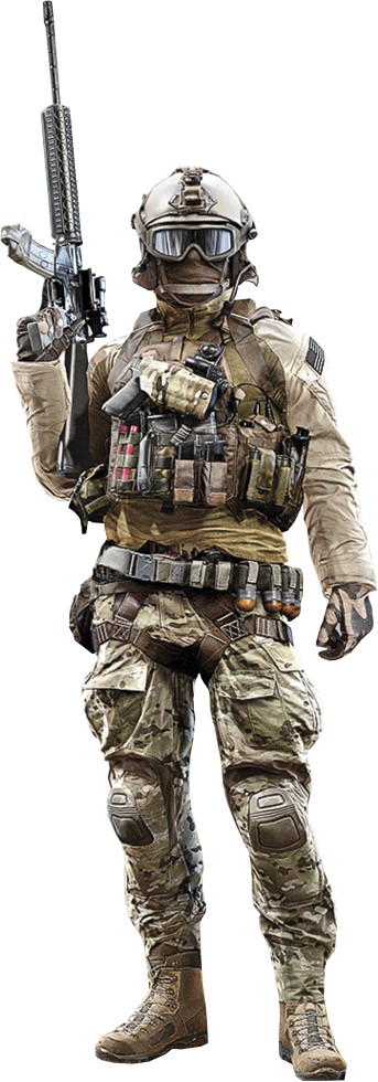 Battlefield Bad Infantry Company Soldier Free Download PNG HQ Transparent PNG Image