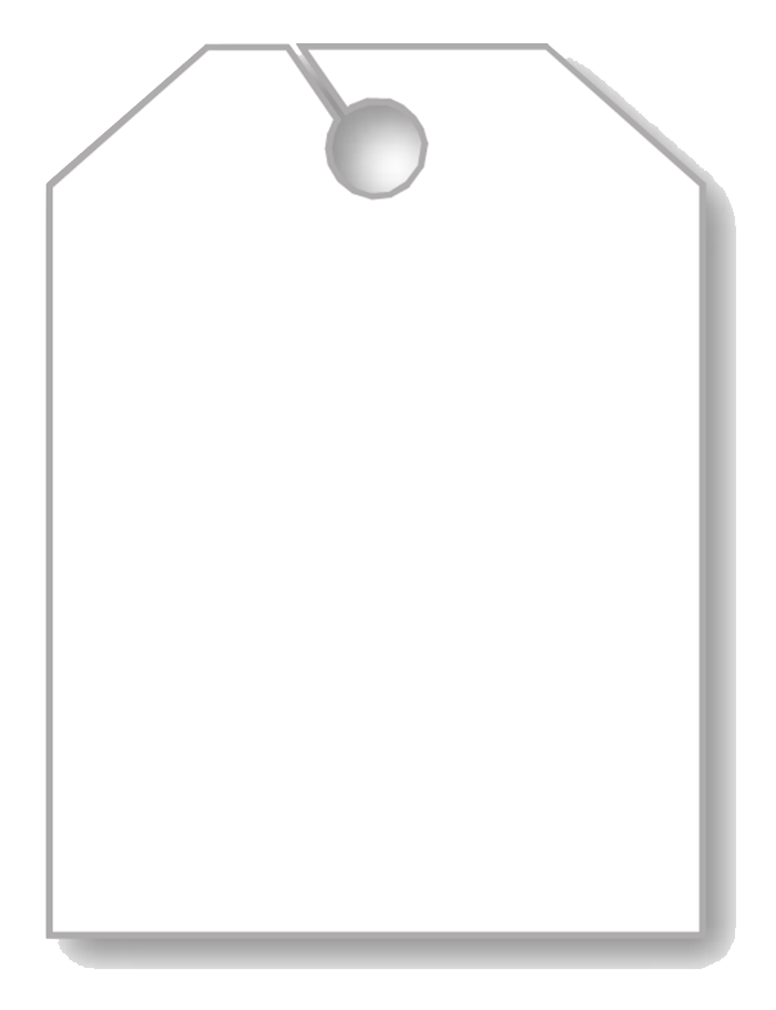 Blank Tag Photos Transparent PNG Image