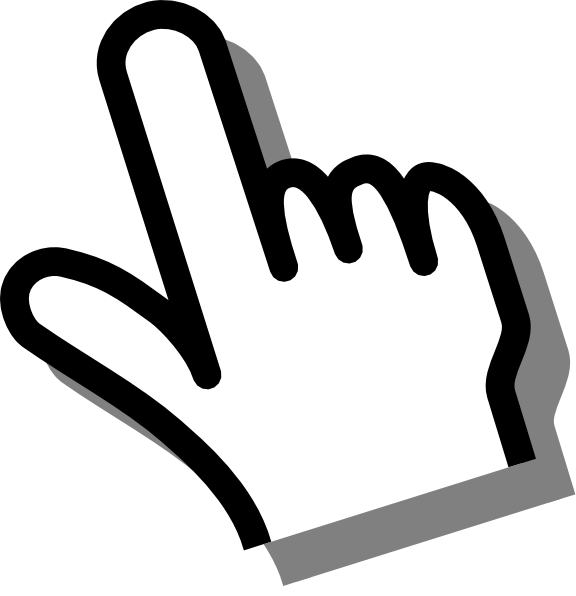 Cursor Hand Clipart Transparent PNG Image