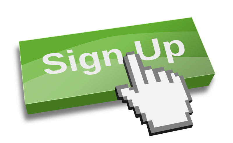 Sign Up Button Picture Transparent PNG Image