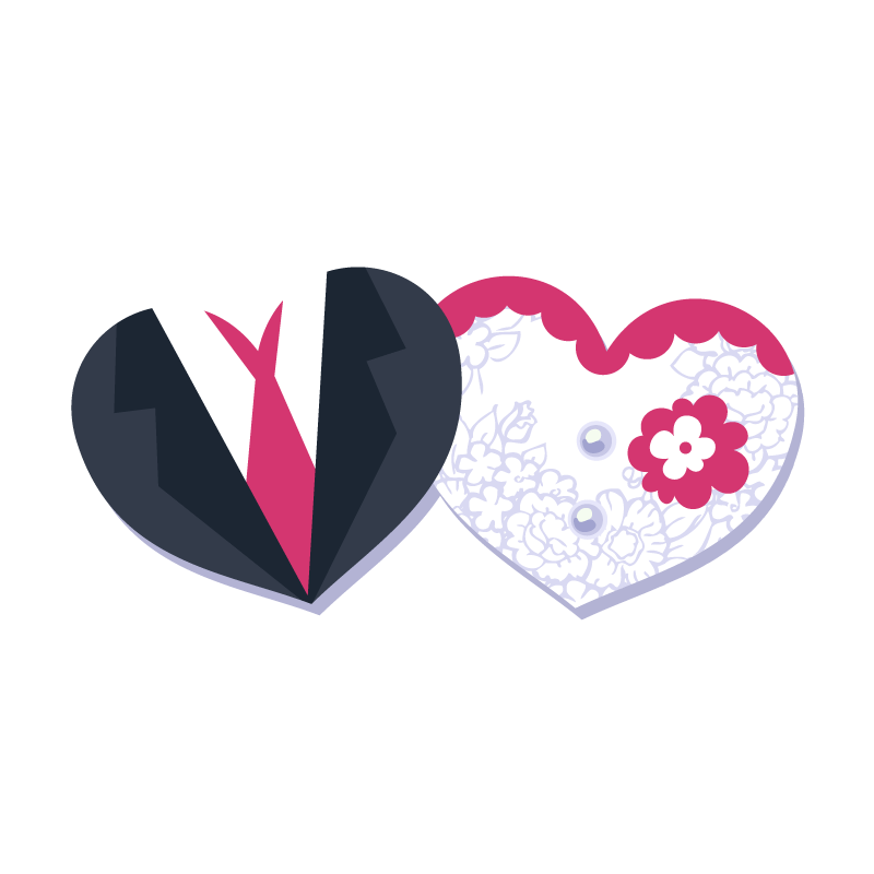 And Wedding Groom,Vector,Decorative Heart-Shaped,Bride Template Invitation Transparent PNG Image