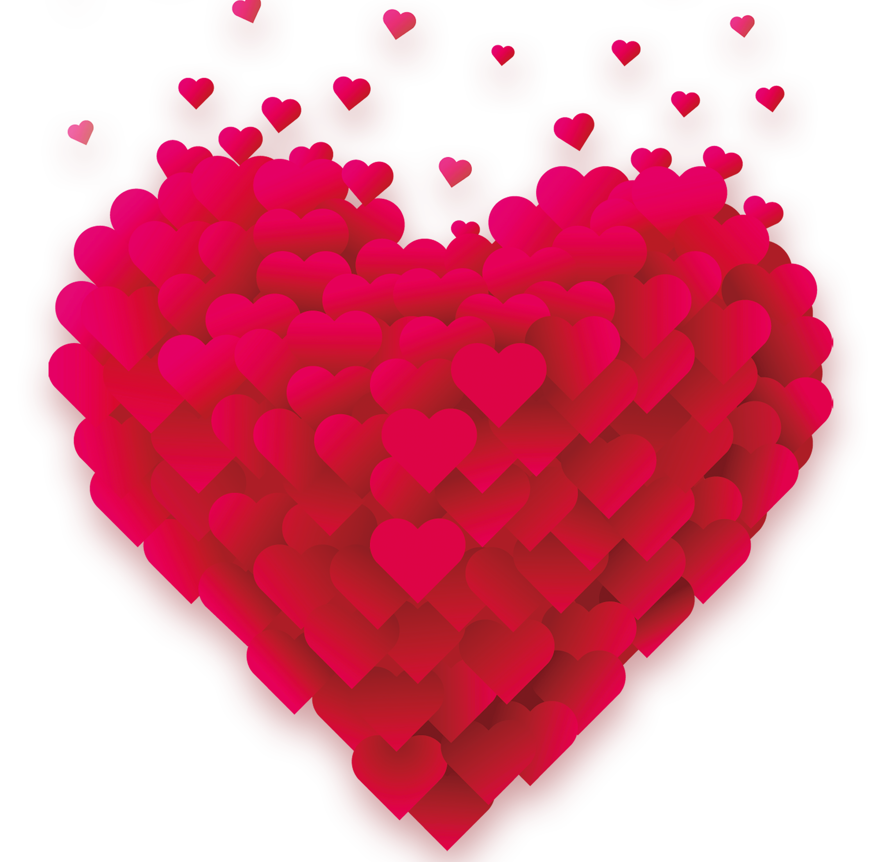 Heart Love Valentines Whatsapp Day Happiness Transparent PNG Image