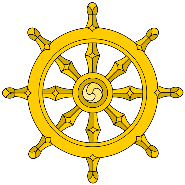 Wheel Of Dharma Png Transparent PNG Image