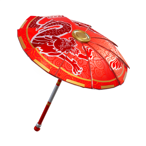 Umbrella Royale Paper Fortnite Battle Red Transparent PNG Image