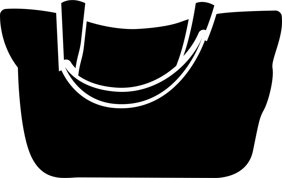 Handbag Leather Silhouette Black Free PNG HQ Transparent PNG Image