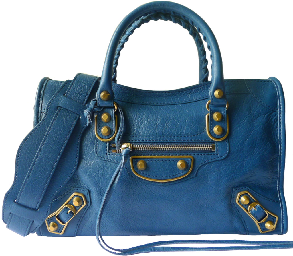 Blue Handbag Purse Free Photo Transparent PNG Image