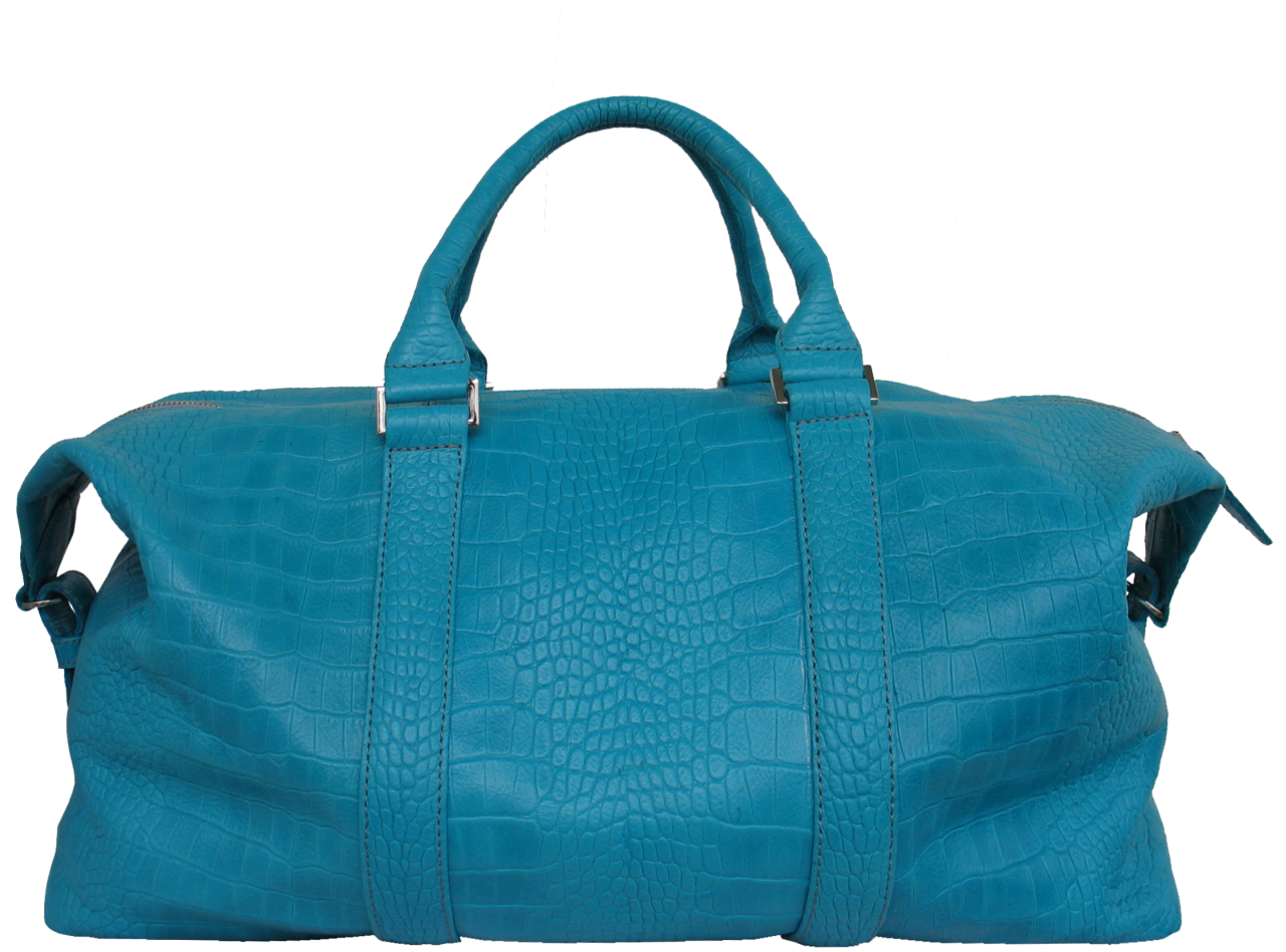 Blue Handbag Women Free Clipart HQ Transparent PNG Image