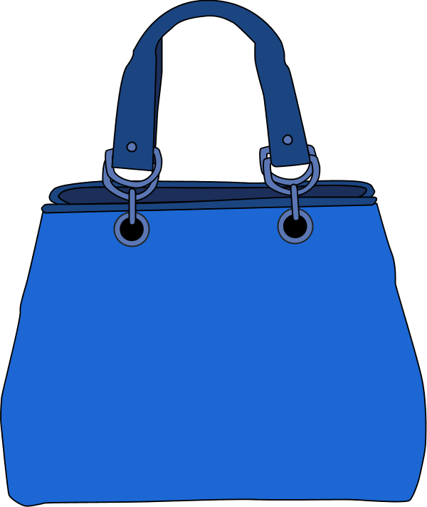 Blue Handbag Vector PNG Download Free Transparent PNG Image