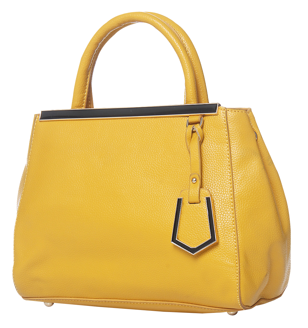 Handbag Ladies Yellow Free Clipart HD Transparent PNG Image