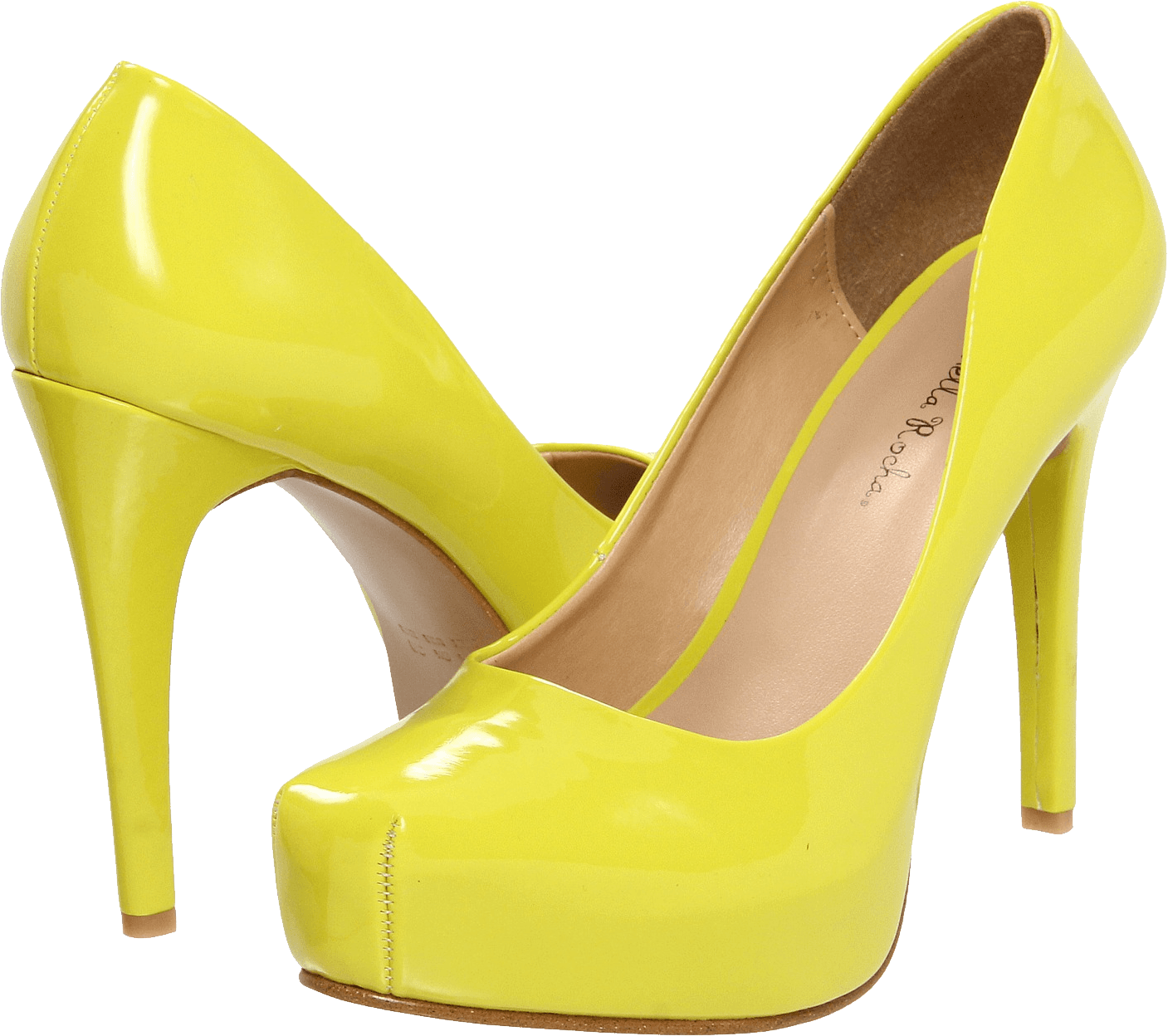 Yellow Women Shoes Png Image Transparent PNG Image