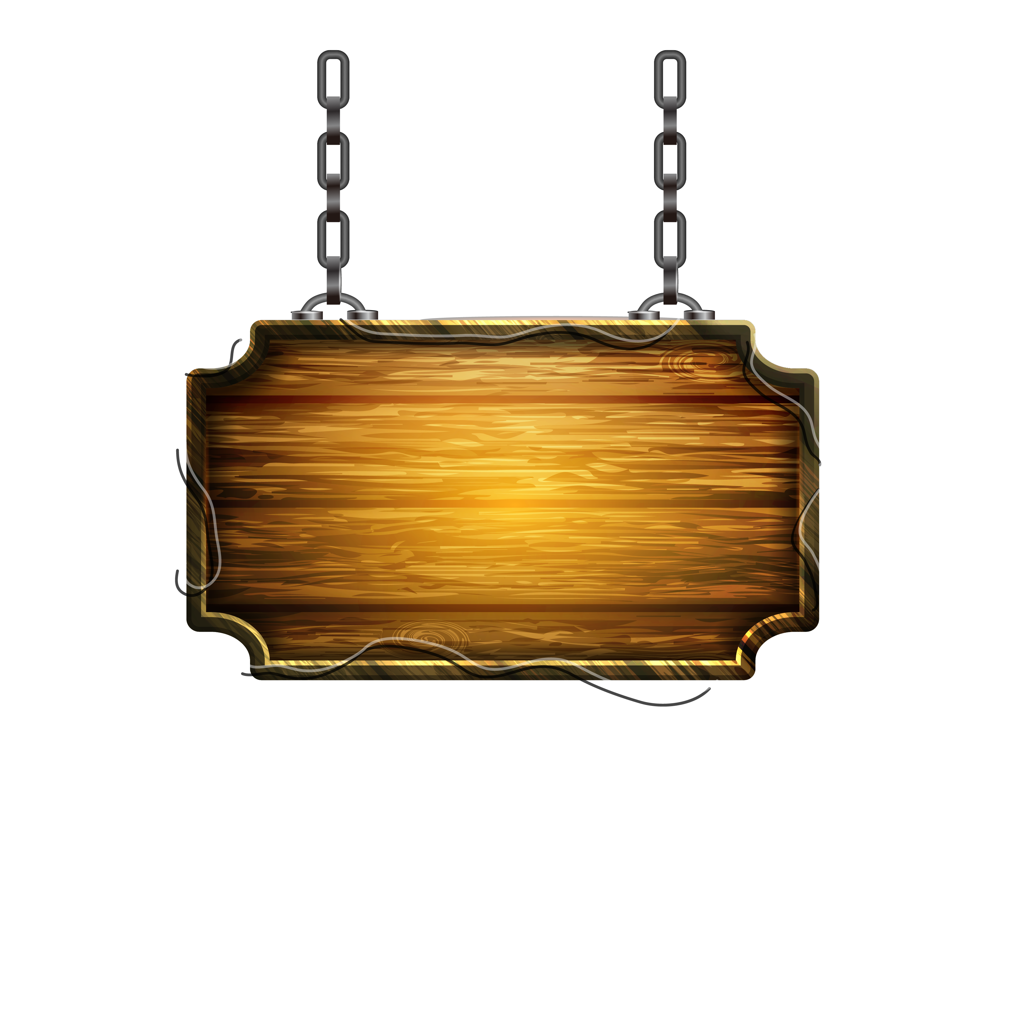 Do Illustrator Wooden Sign Locks Old Wood Transparent PNG Image