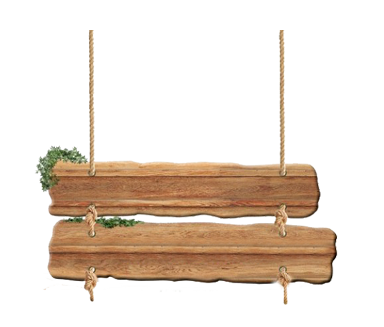 Rope Wood Plank Sign HD Image Free PNG Transparent PNG Image