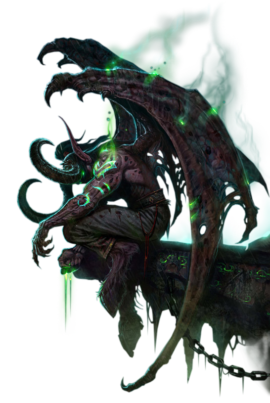 Mythical Burning Legion Of Illidan Character Fictional Transparent PNG Image