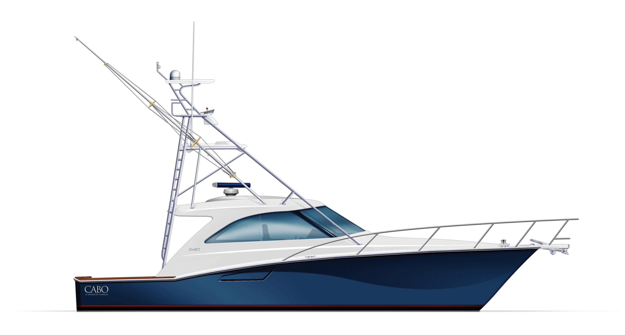 Cabo Yachts Boat Transparent PNG Image