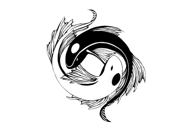 Yin-Yang Tattoos Transparent Transparent PNG Image