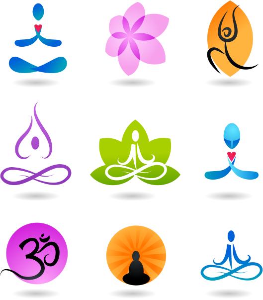 Yoga Zen Logo Free PNG HQ Transparent PNG Image