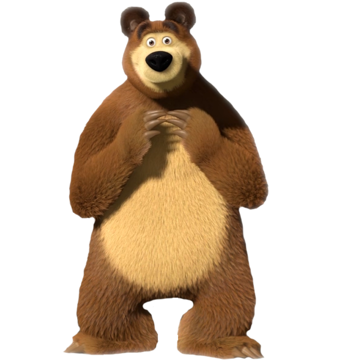 El Masha Youtube Bear Birthday Oso Party Transparent PNG Image