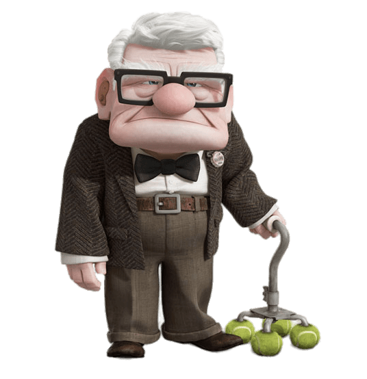 Youtube Character Carl Fredricksen Film Pixar Transparent PNG Image