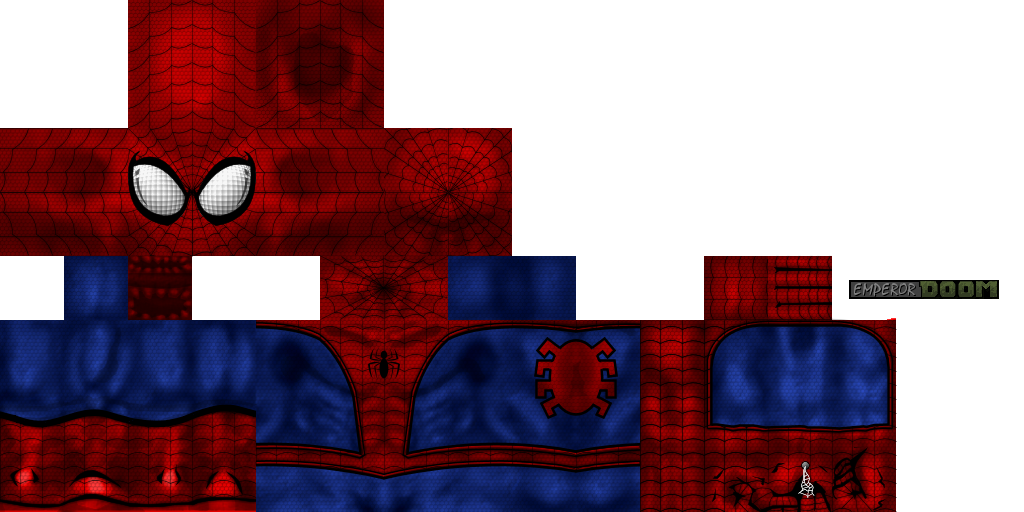 Spiderman Blue Square Minecraft Spider HQ Image Free PNG Transparent PNG Image