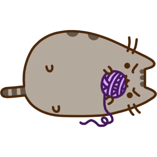 Purple Pusheen Youtube Invertebrate Cat PNG File HD Transparent PNG Image