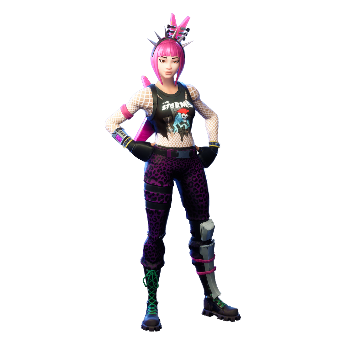 Chord Power Royale Figurine Fortnite Battle Clothing Transparent PNG Image