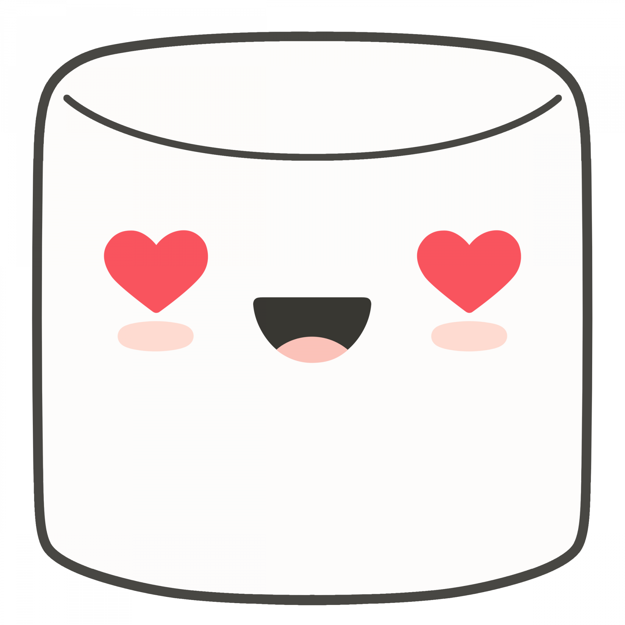 Cute Marshmallow PNG File HD Transparent PNG Image